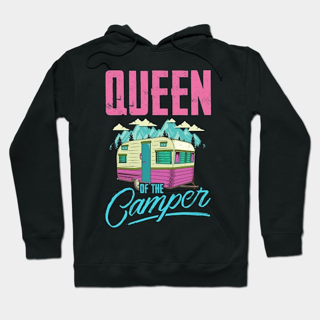 Queen Of The Camper Hoodie by TeddyTees